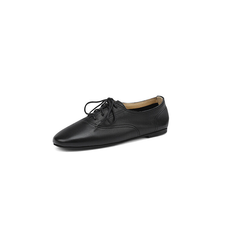 Off-White Black Lace-up Oxford Shoes #001031