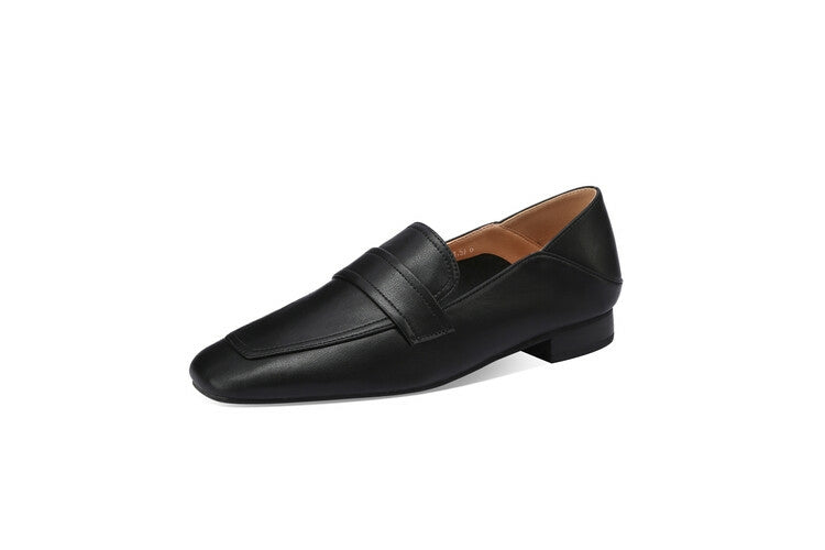 Off-White Khaki Coffee Black Collapsible Heel Strap Loafers #001064